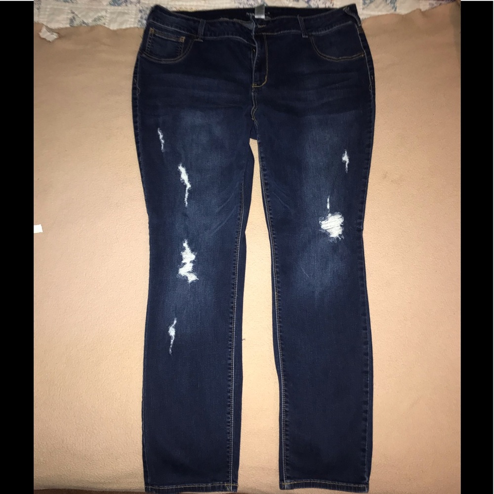 Distressed Jeans